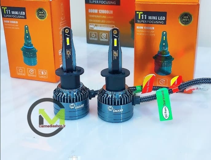 هدلایت T11 smart پایه H1 بسته دو عددی