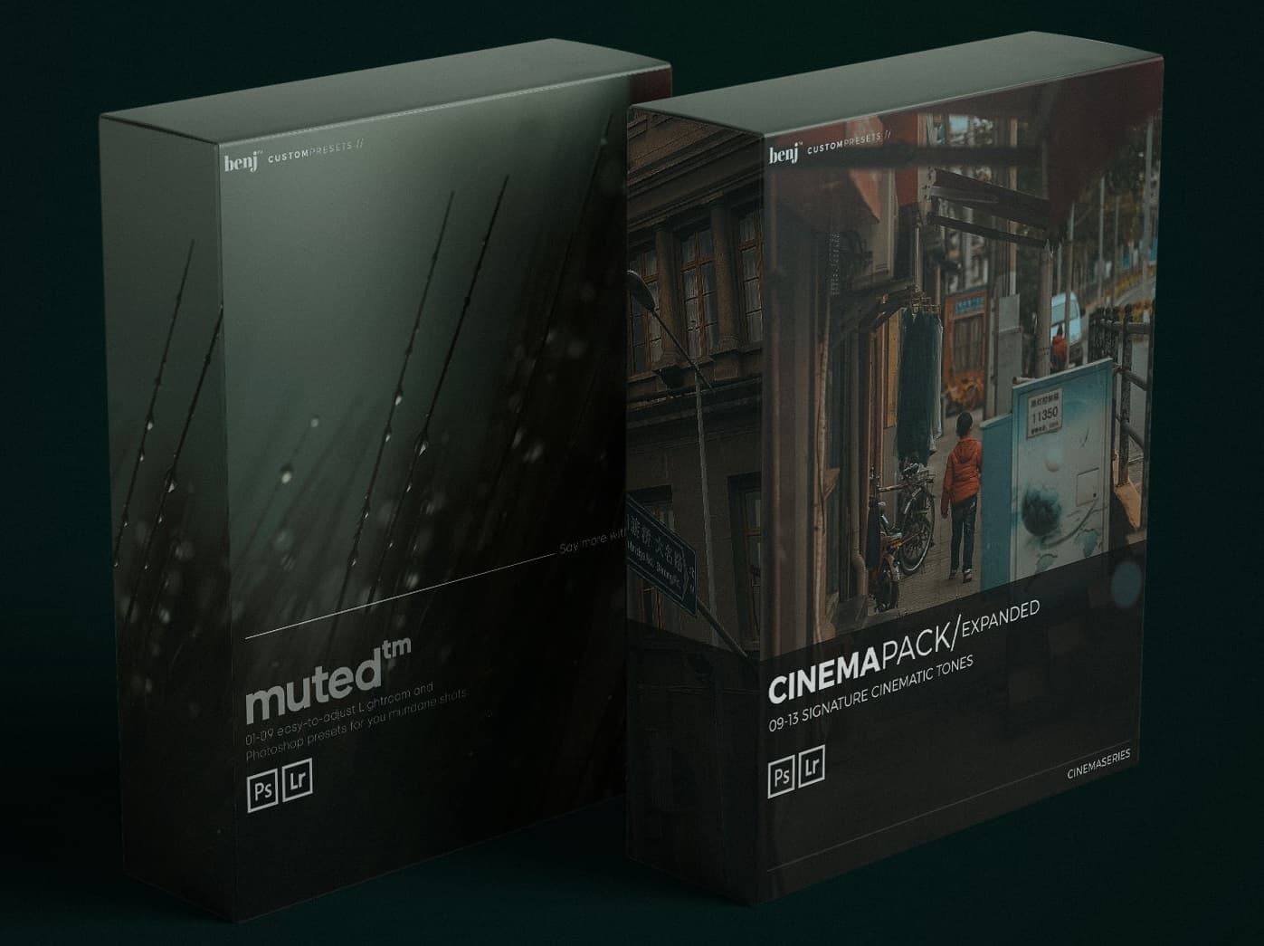 دانلود باندل پریست benj | Deep Cinema x Muted Bundle برای لایت روم و فتوشاپ