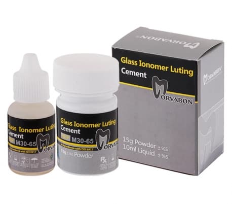 سمان گلاس آینومر لوتینگ (15 گرم پودر + 10 میلی لیتر مایع) مروابن MORVABON