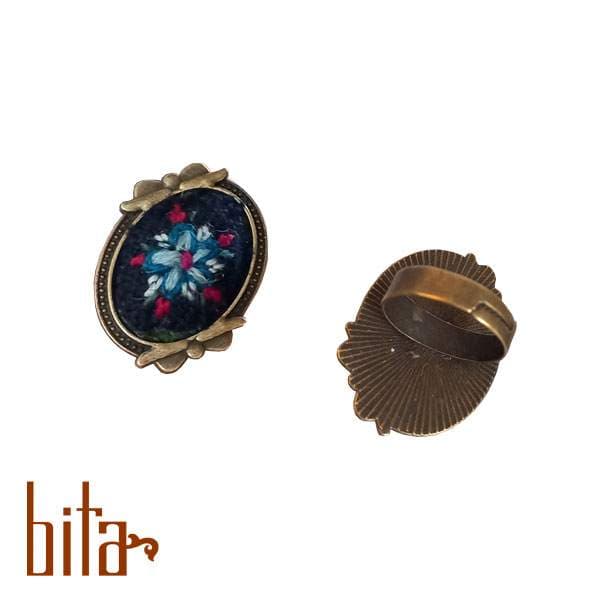 سرویس زیورآلات پته سرمه ای — تصویر ۲
