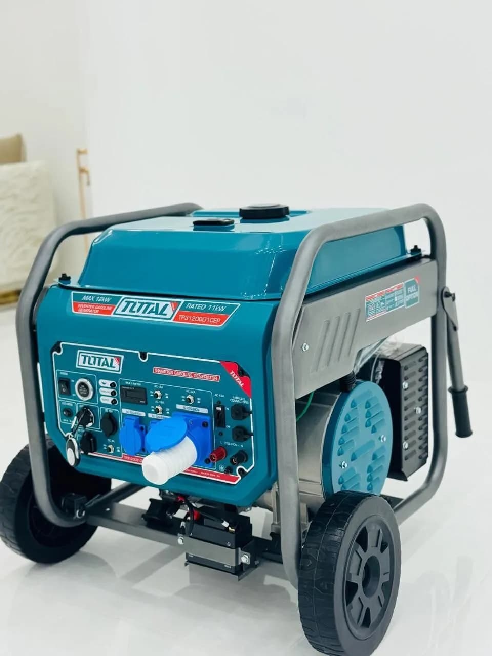 موتور برق بنزینی ظرفیت 12 کیلو وات ریموت استارت توتال مدل TP3120001CEP — تصویر ۳