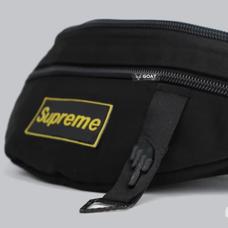 بادی بگ اسپرت مشکی supreme استیکر دار| کمری — تصویر ۲