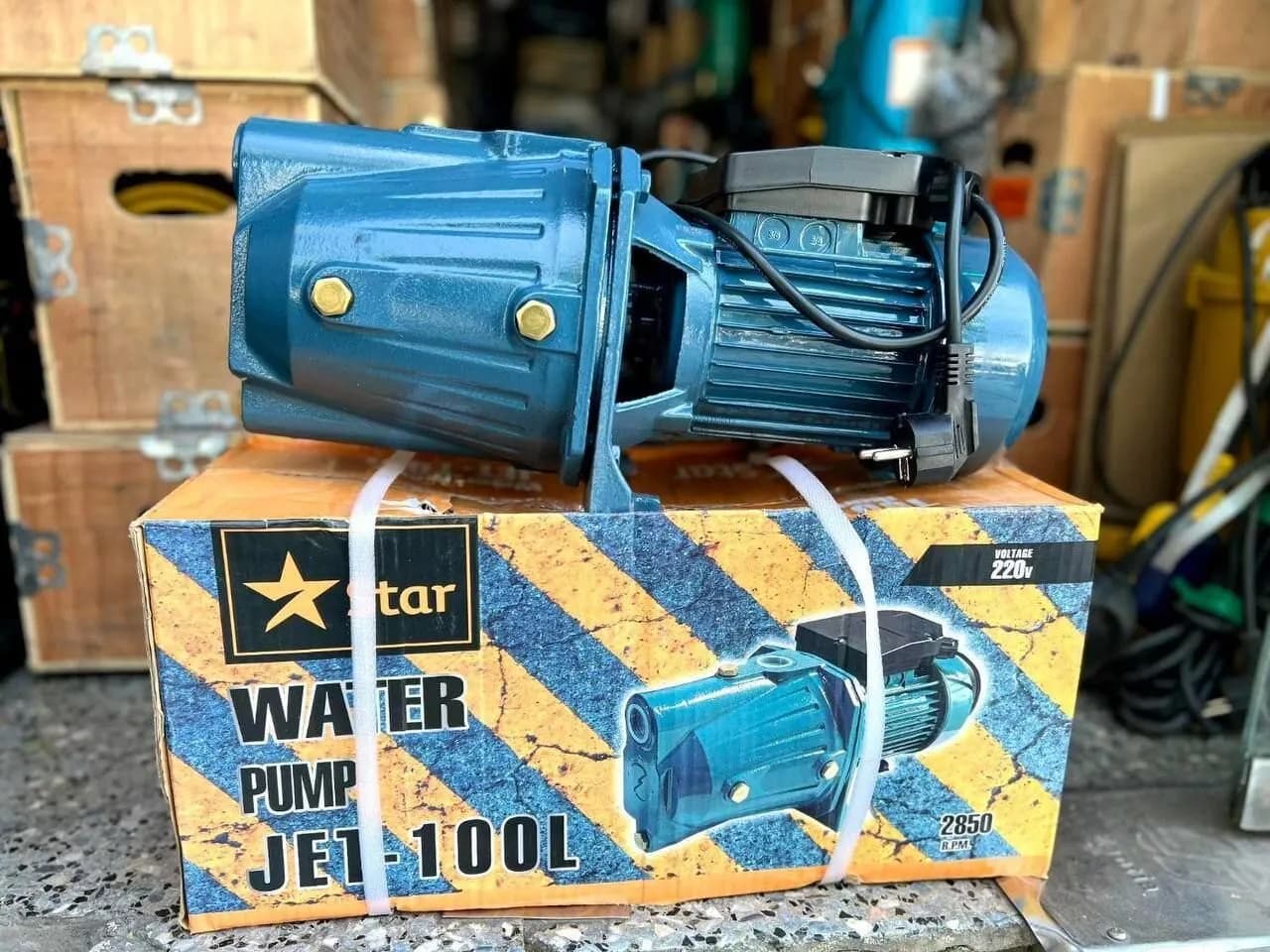 پمپ آب جتی یک اسب Star با توان 1100 وات مدل JET-100L