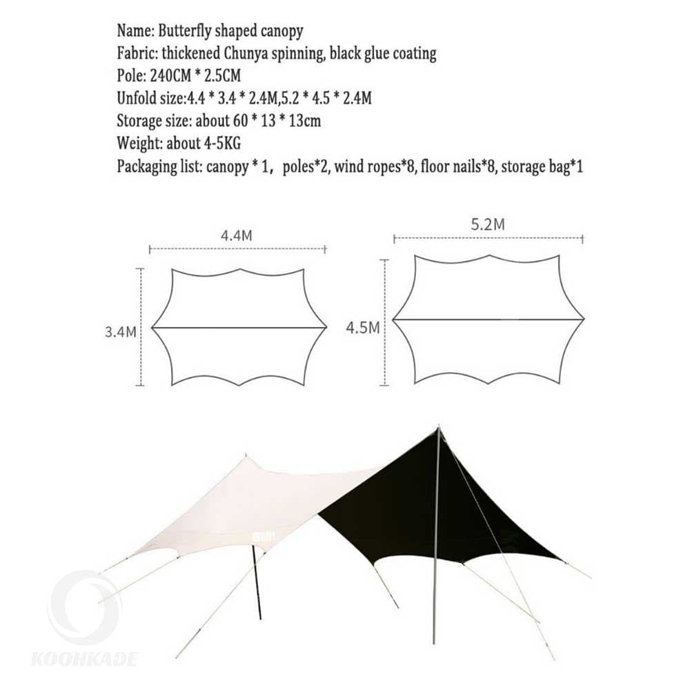 تارپ کمپینگ BLACK DEER BD7030 — تصویر ۸