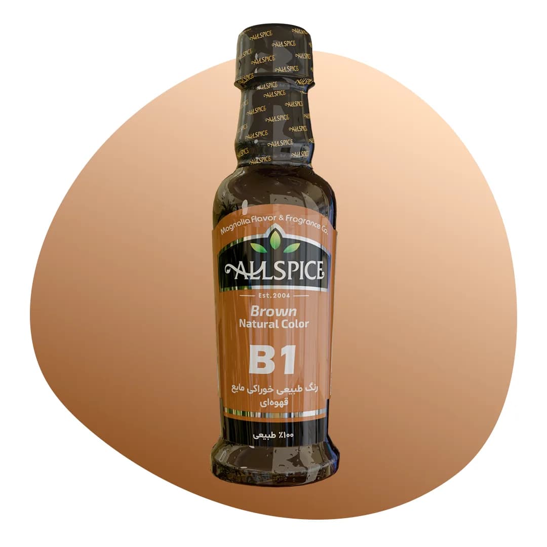 رنگ طبیعی خوراکی قهوه ای روشن(B1) 200 گرمی آلس پایس
