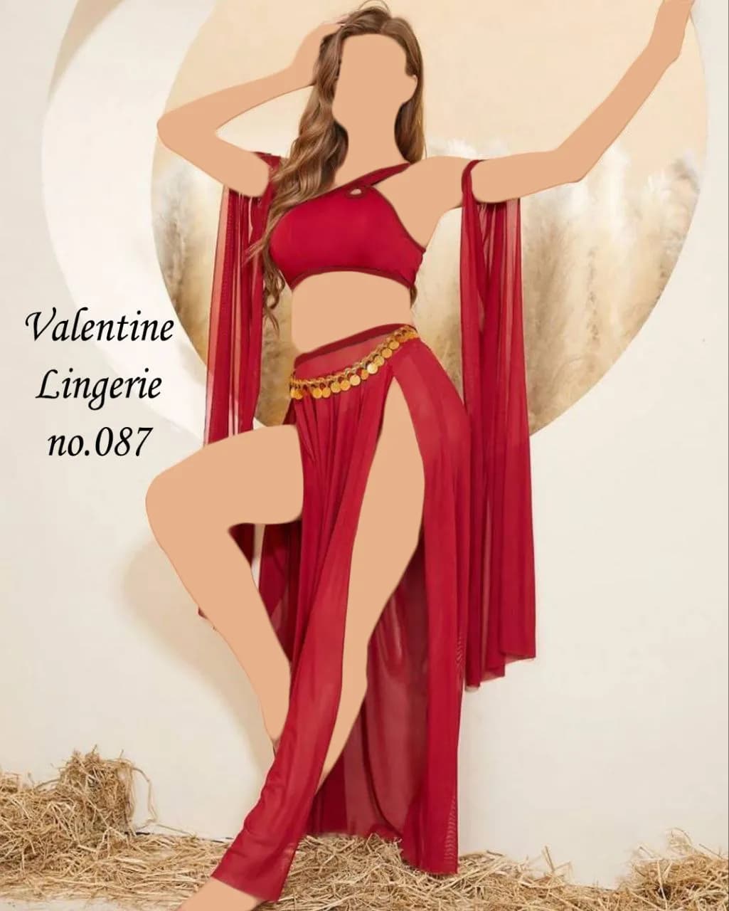 کاستوم رقص عربی Valentine کد 087 — تصویر ۲
