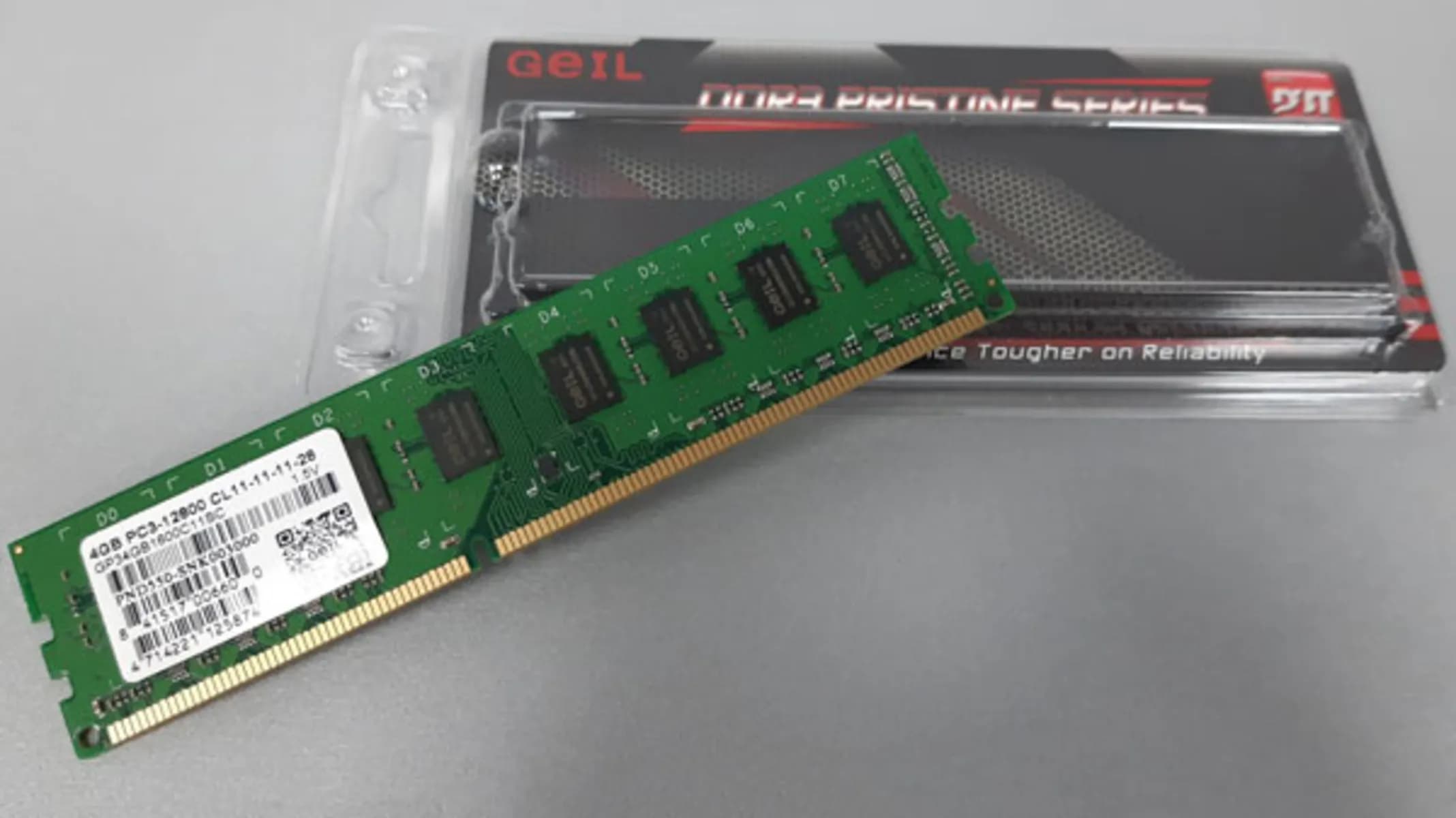 رم GEIL مدل PRISTINE 4GB 1600MHz CL11 DDR3 — تصویر ۲