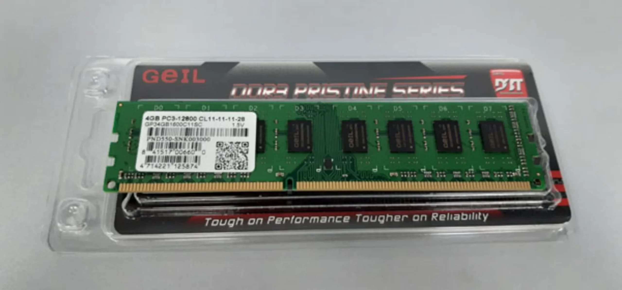 رم GEIL مدل PRISTINE 4GB 1600MHz CL11 DDR3