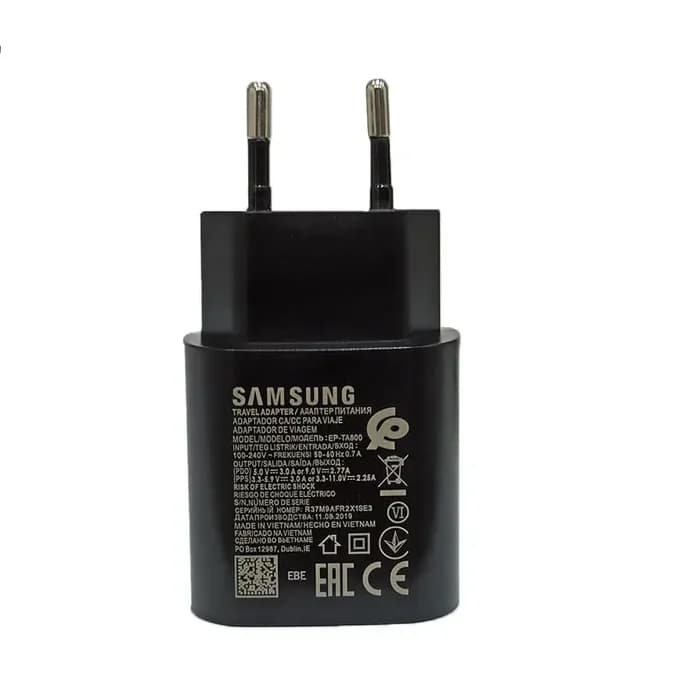 شارژر 25W سامسونگ (SAMSUNG) 2PIN (ویتنام) مدل EP-TA800