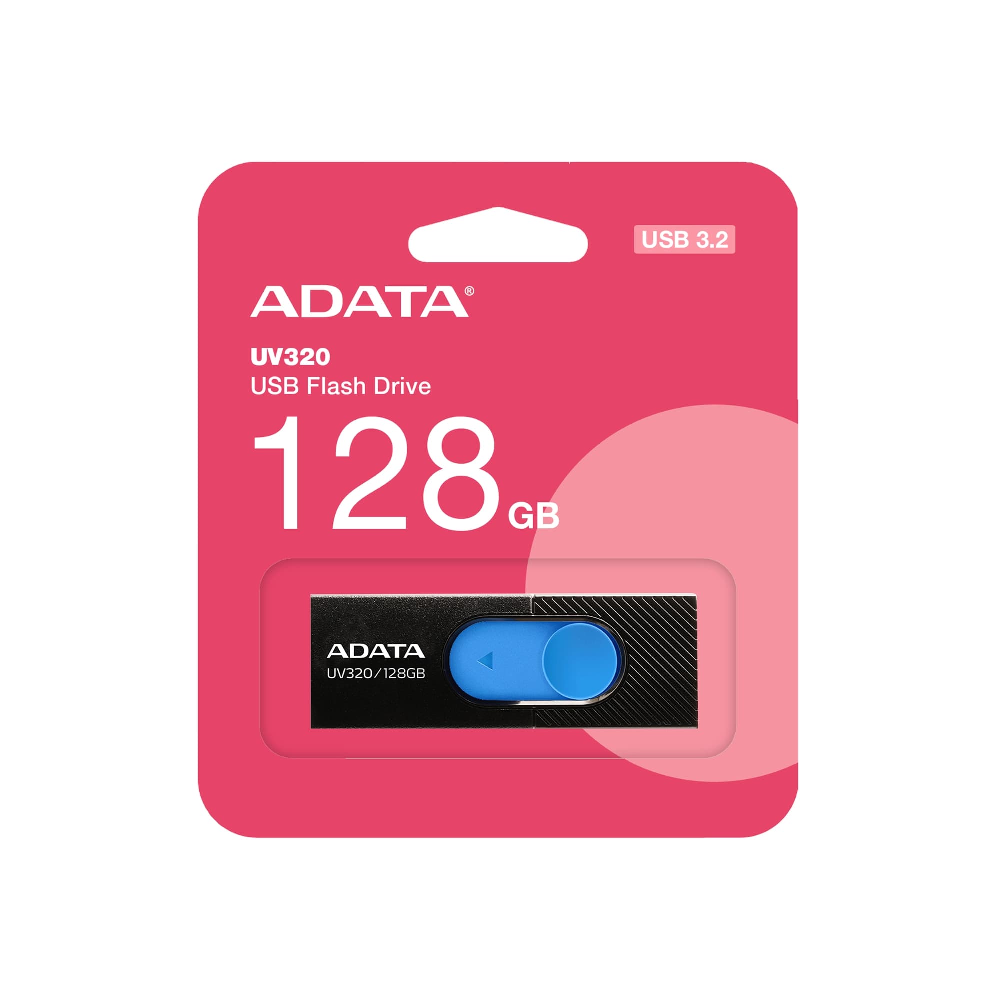 فلش مموری ای دیتا مدل UV320 USB3.2 128GB مشکی — تصویر ۴