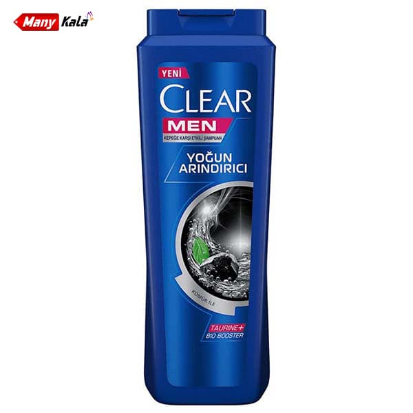 شامپو ضد شوره کلیر CLEAR حاوی ذغال و نعنا-حجم600ml (اصل ترکیه)