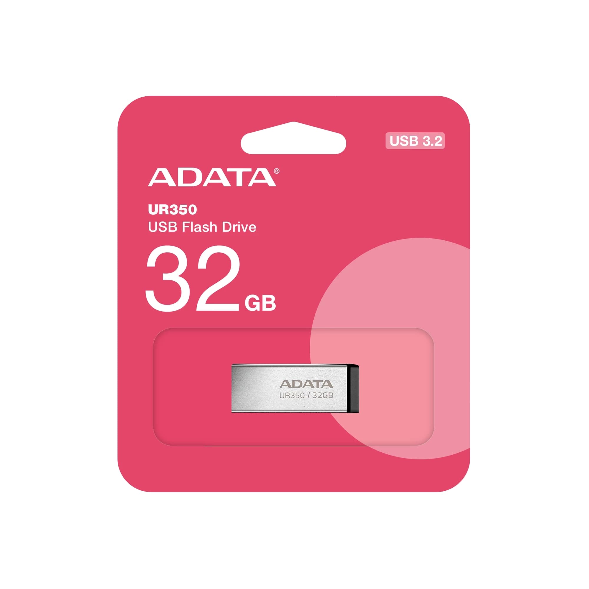 فلش مموری ADATA مدل UR350 USB 3.2 32GB سیلور-مشکی — تصویر ۵