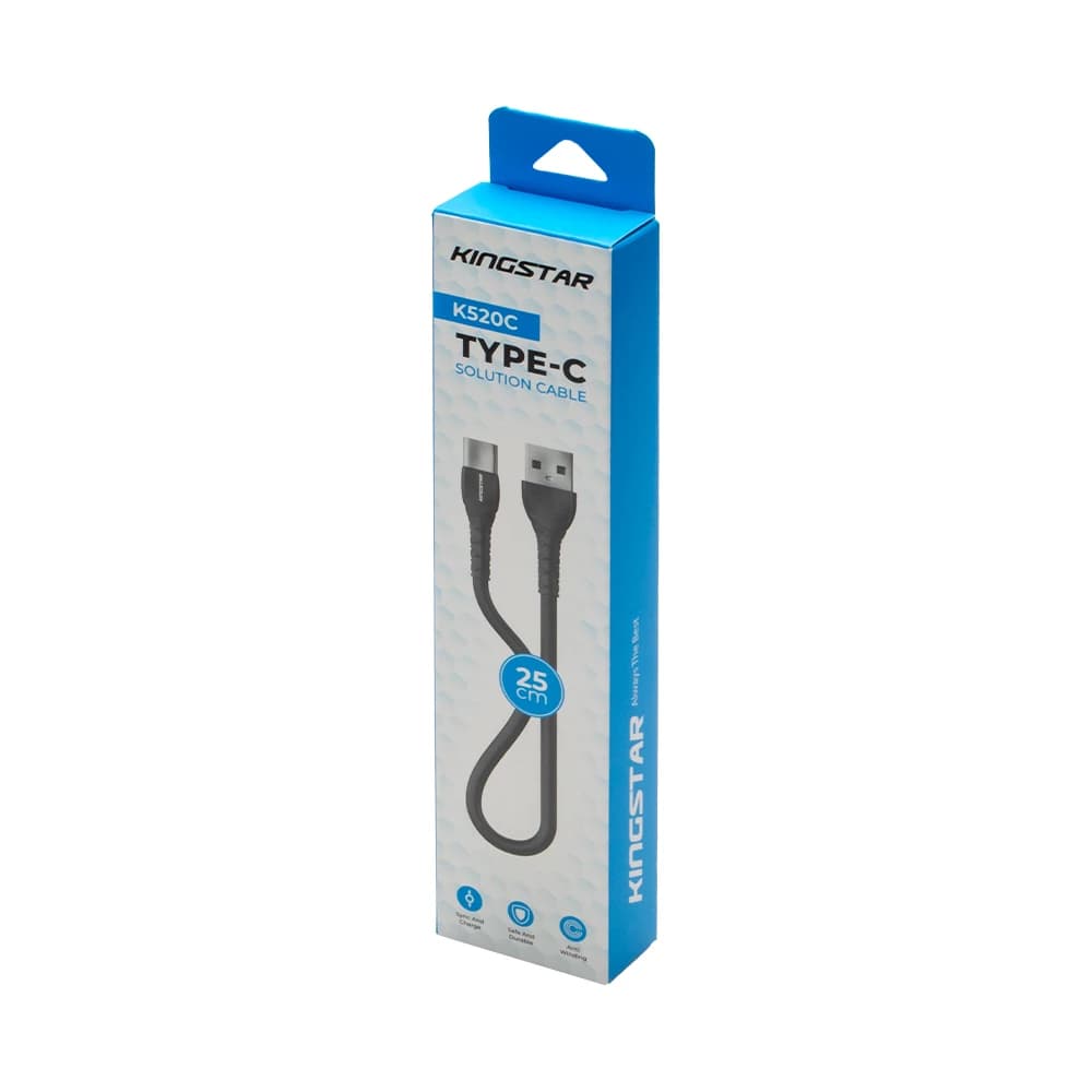 کابل شارژ کینگ استار مدل K520C USB-C — تصویر ۴