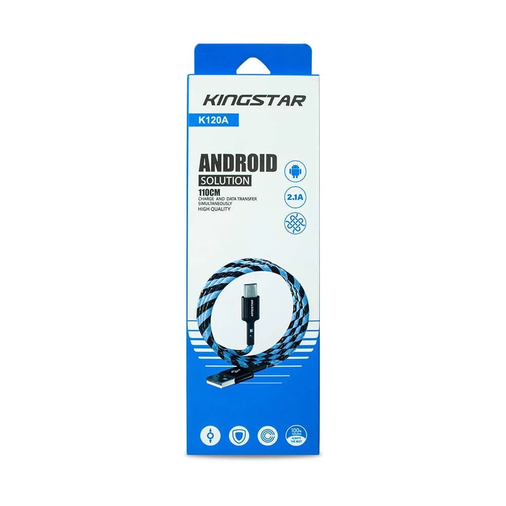 کابل شارژ کینگ استار مدل K120A Micro USB — تصویر ۲
