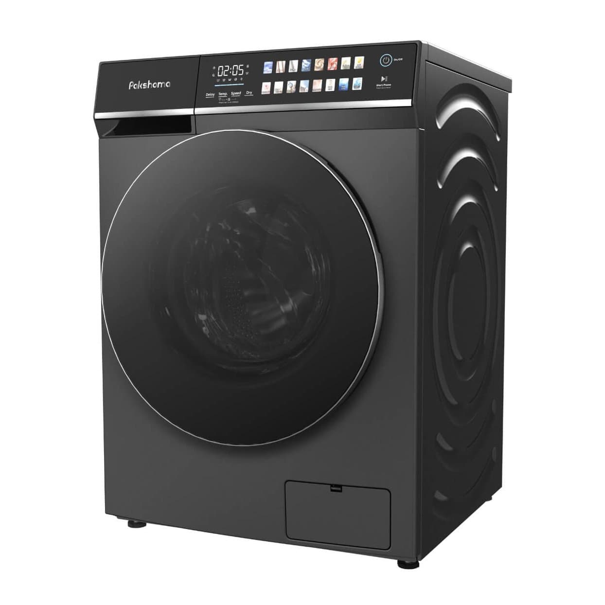 ماشین لباسشویی پاکشوما X106X اینوکس 11 کیلویی سری X — تصویر ۲