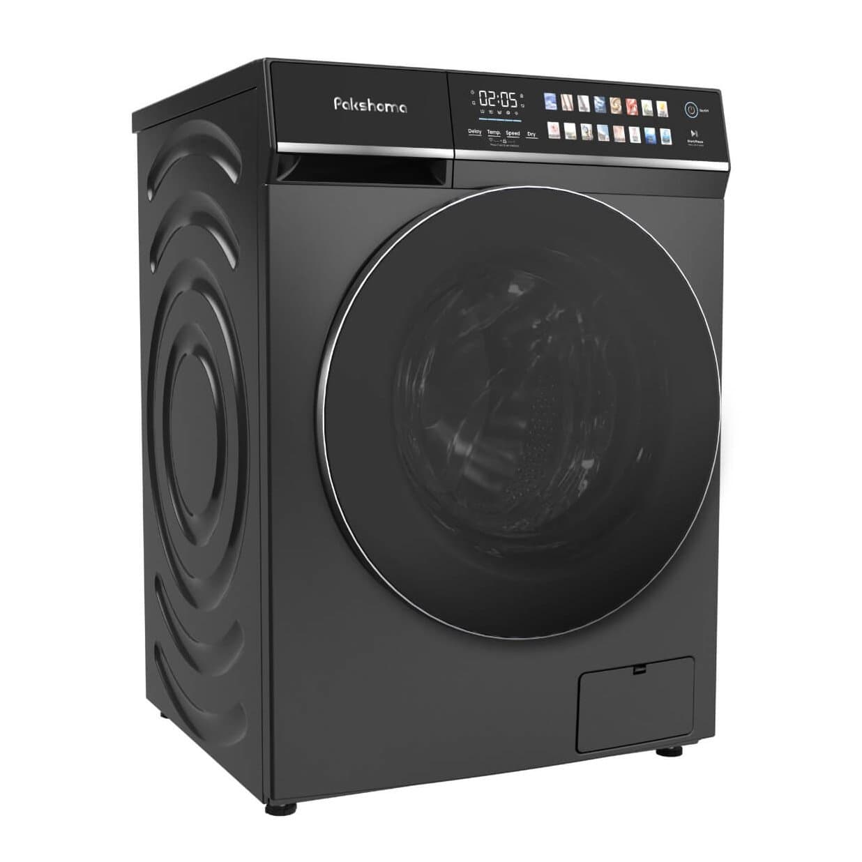 ماشین لباسشویی پاکشوما X106X اینوکس 11 کیلویی سری X — تصویر ۳