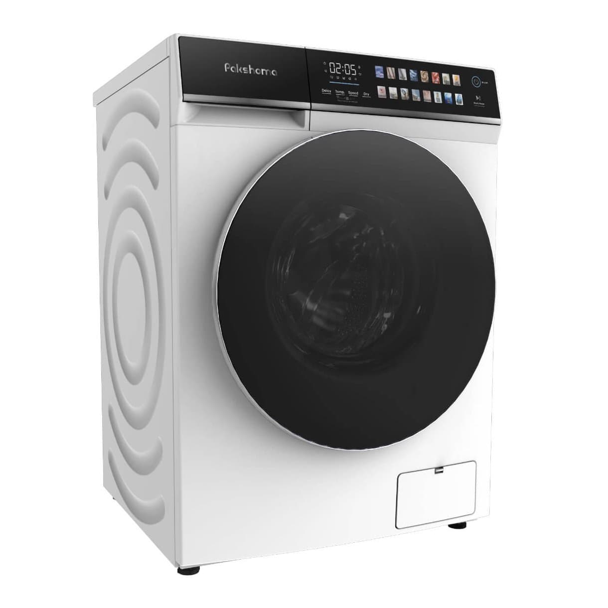 ماشین لباسشویی پاکشوما X106W سفید 11 کیلویی سری X — تصویر ۲