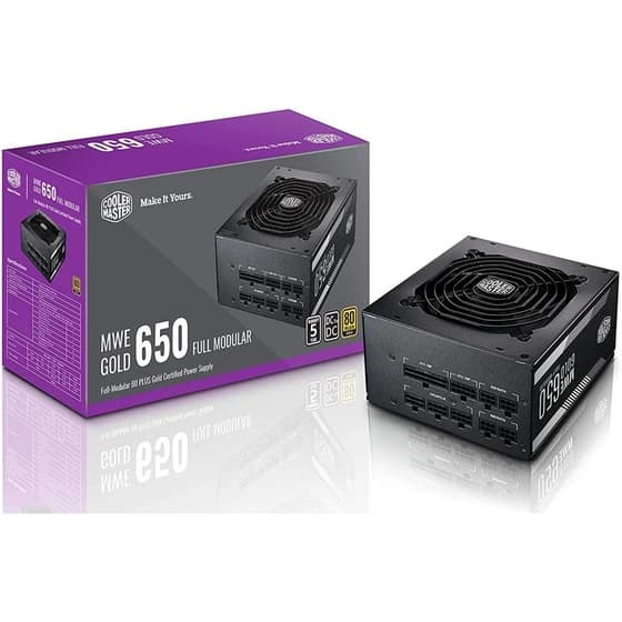 پاور کامپیوتر MWE GOLD 650 – V2 کولر مستر ا Cooler Master MWE GOLD 650-V2 Power Supply