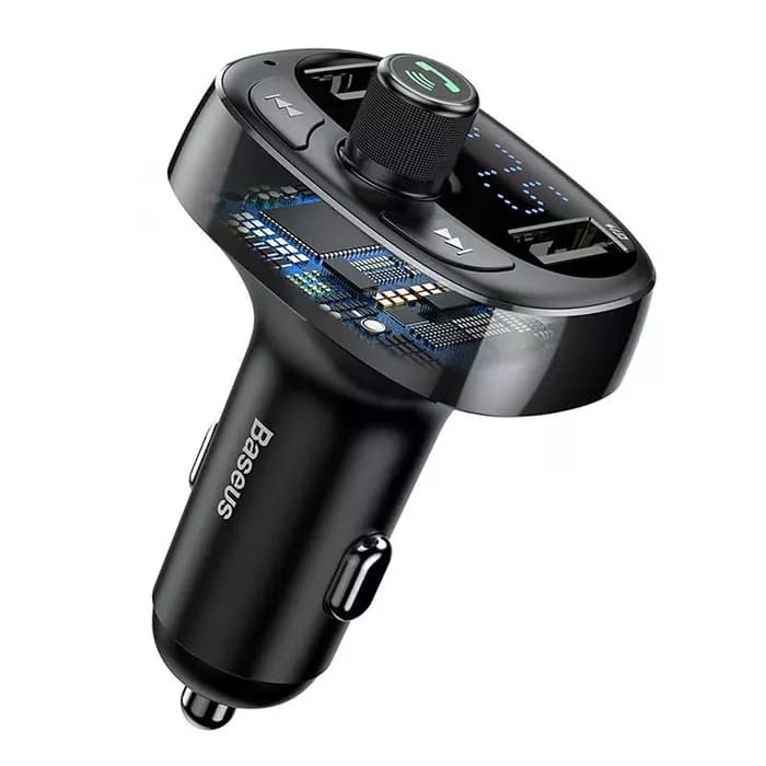 شارژر فندکی خودرو باسئوس مدل T Shaped S-09 Car Bluetooth MP3 — تصویر ۵