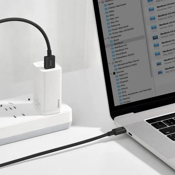 کابل شارژ باسئوس مدل Superior USB to USB-C 66W — تصویر ۵