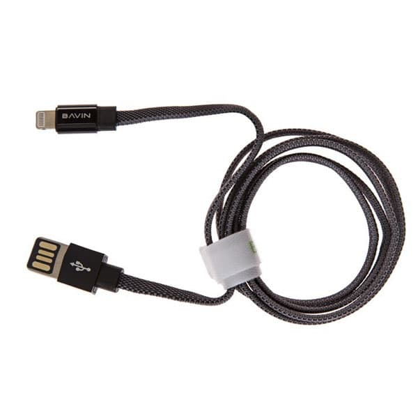 کابل تبدیل USB Type-A به لایتنینگ باوین مدل CB-187 به طول 1.0 متر — تصویر ۳