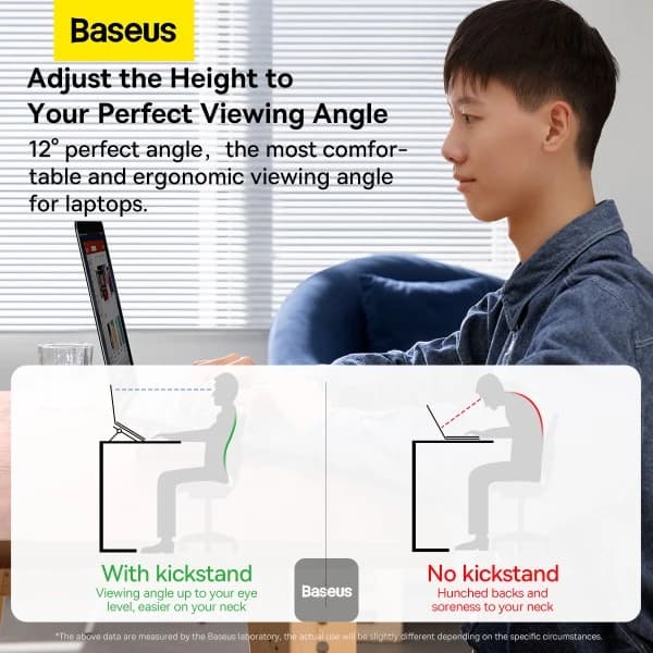 پایه لپ تاپ باسئوس مدل Slim Laptop Kickstand — تصویر ۷