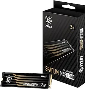 حافظه SSD اینترنال ام اس آی مدل MSI SPATIUM M480 PCIe 4.0 NVMe M.2 HS ظرفیت 2TB