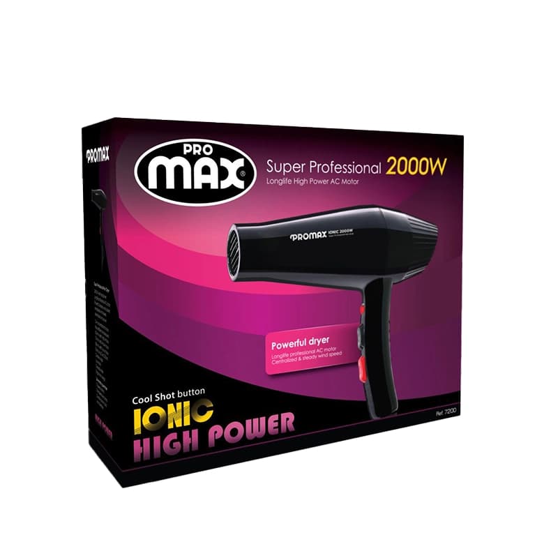 سشوار حرفه ای پرومکس promax مدل 7200 — تصویر ۲