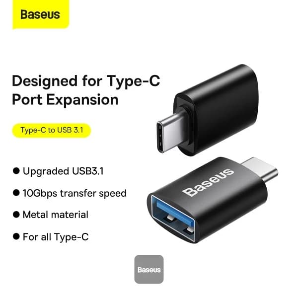 مبدل OTG باسئوس مدل Ingenuity USB-C to USB-3.1 — تصویر ۵