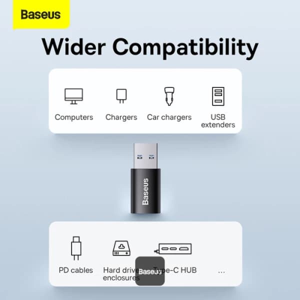 مبدل OTG باسئوس مدل Ingenuity USB 3.1 to USB-C — تصویر ۲