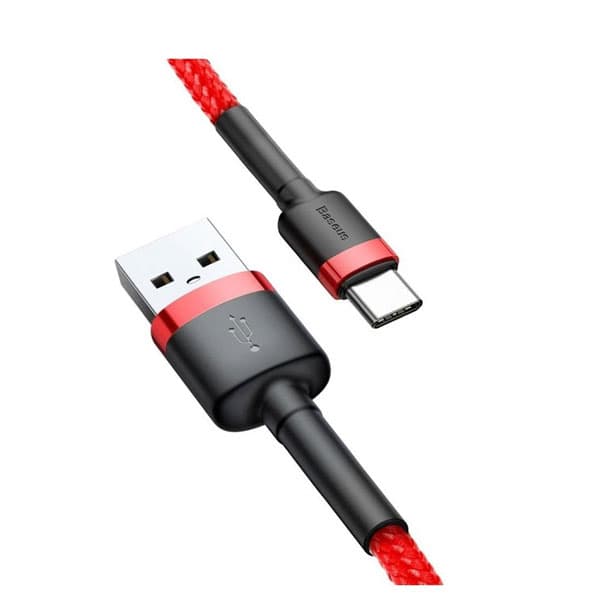 کابل تبدیل USB Type-A به USB Type-C باسئوس مدل CATKLF-C91 به طول 2 متر — تصویر ۵