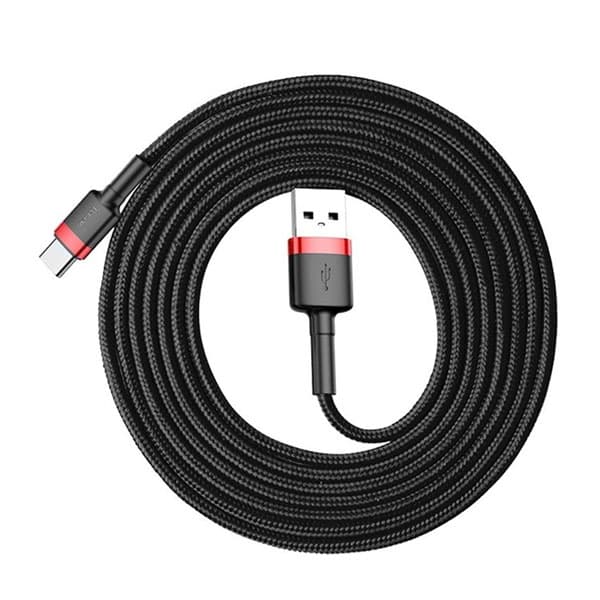 کابل تبدیل USB Type-A به USB Type-C باسئوس مدل CATKLF-C91 به طول 2 متر — تصویر ۳