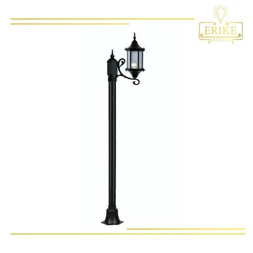 چراغ حیاطی پارکی تک شعله شفق مدل تینا کد 3911