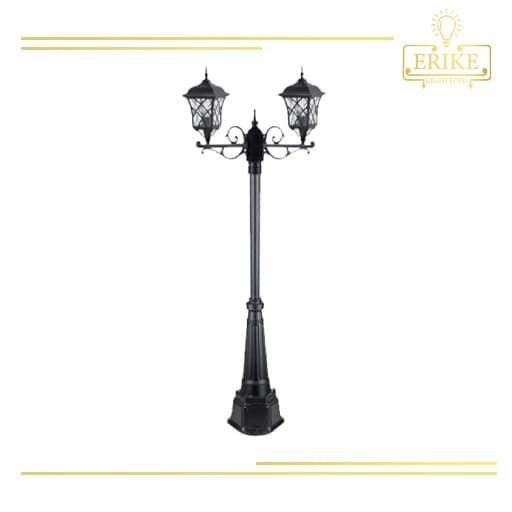 چراغ پارکی دو شعله پایه البرز شفق مدل پاسارگاد