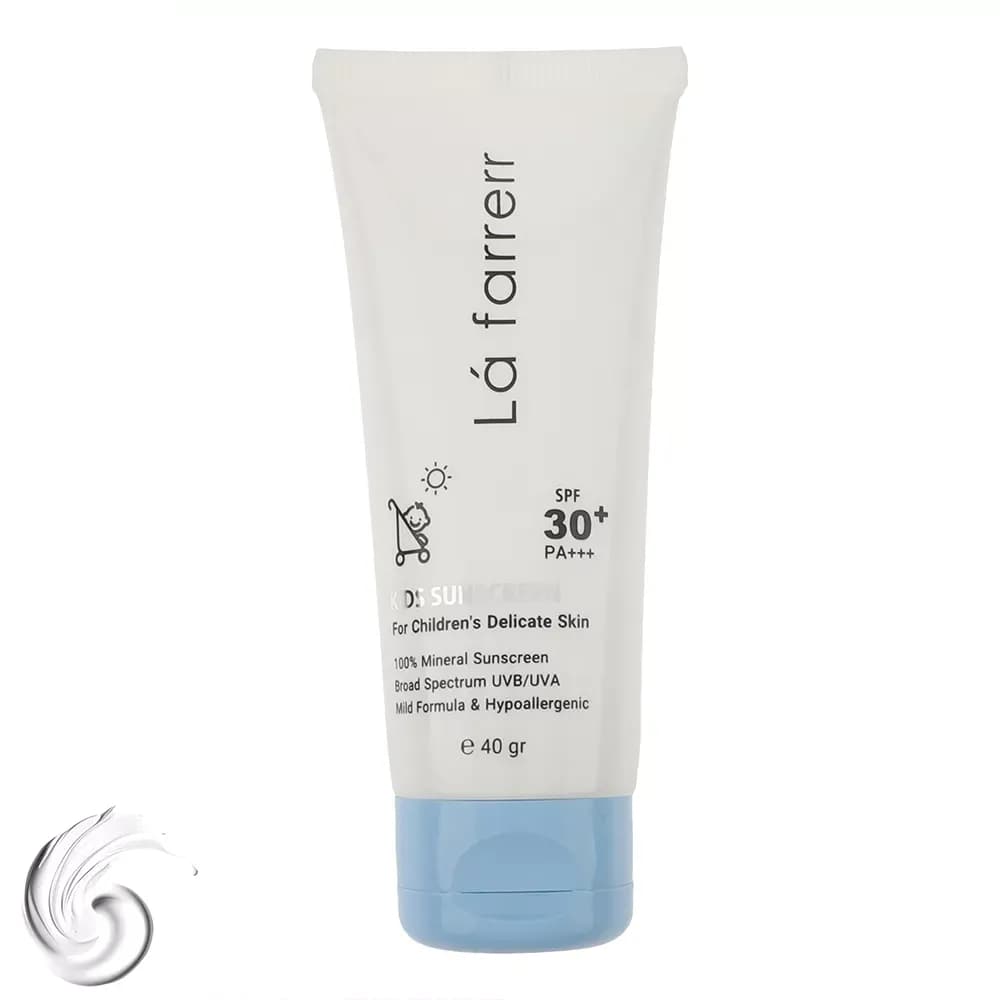 کرم ضد آفتاب کودک لافارر SPF30 دخترانه حجم 40 میلی‌لیتر