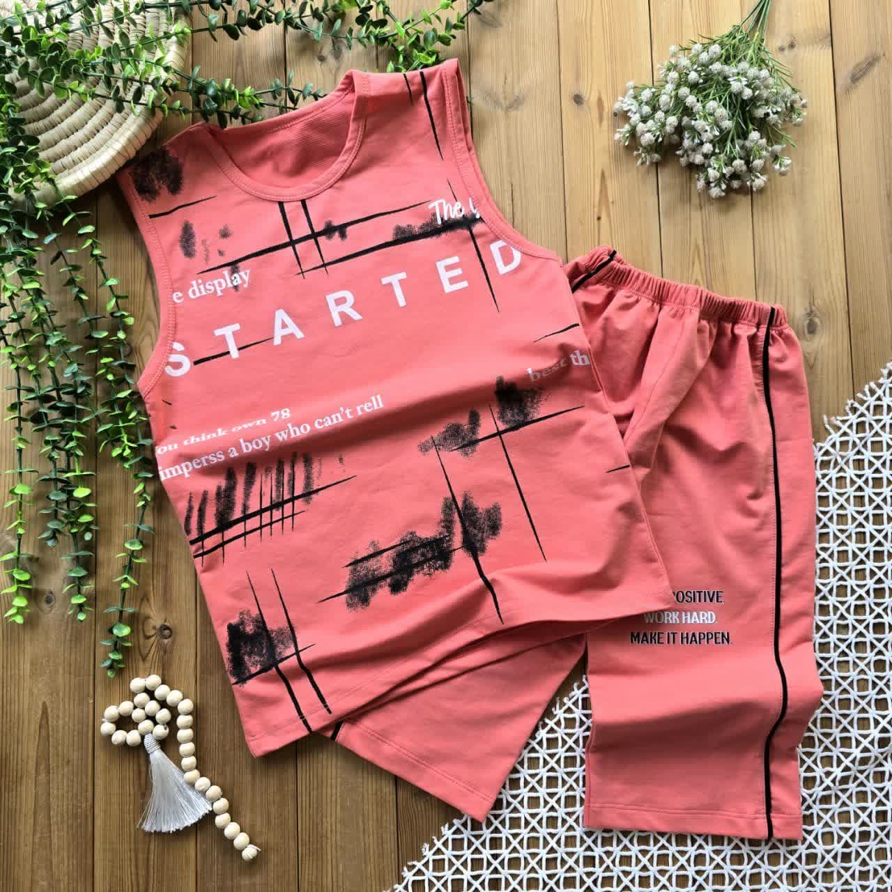 تاپ و شلوارک اسپرت started — تصویر ۵