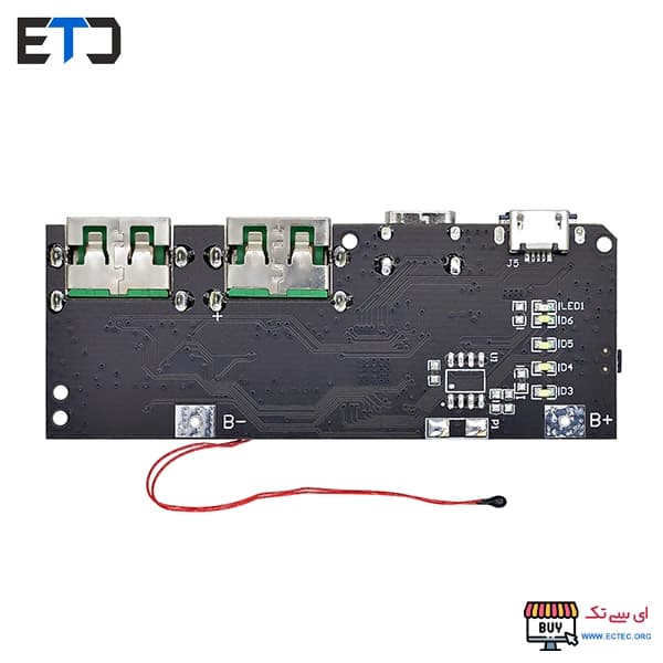 شارژر پیشرفته فست شارژ با Type-C و سنسور دما NTC — تصویر ۵