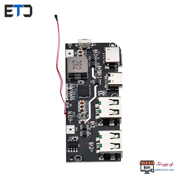 شارژر پیشرفته فست شارژ با Type-C و سنسور دما NTC — تصویر ۸