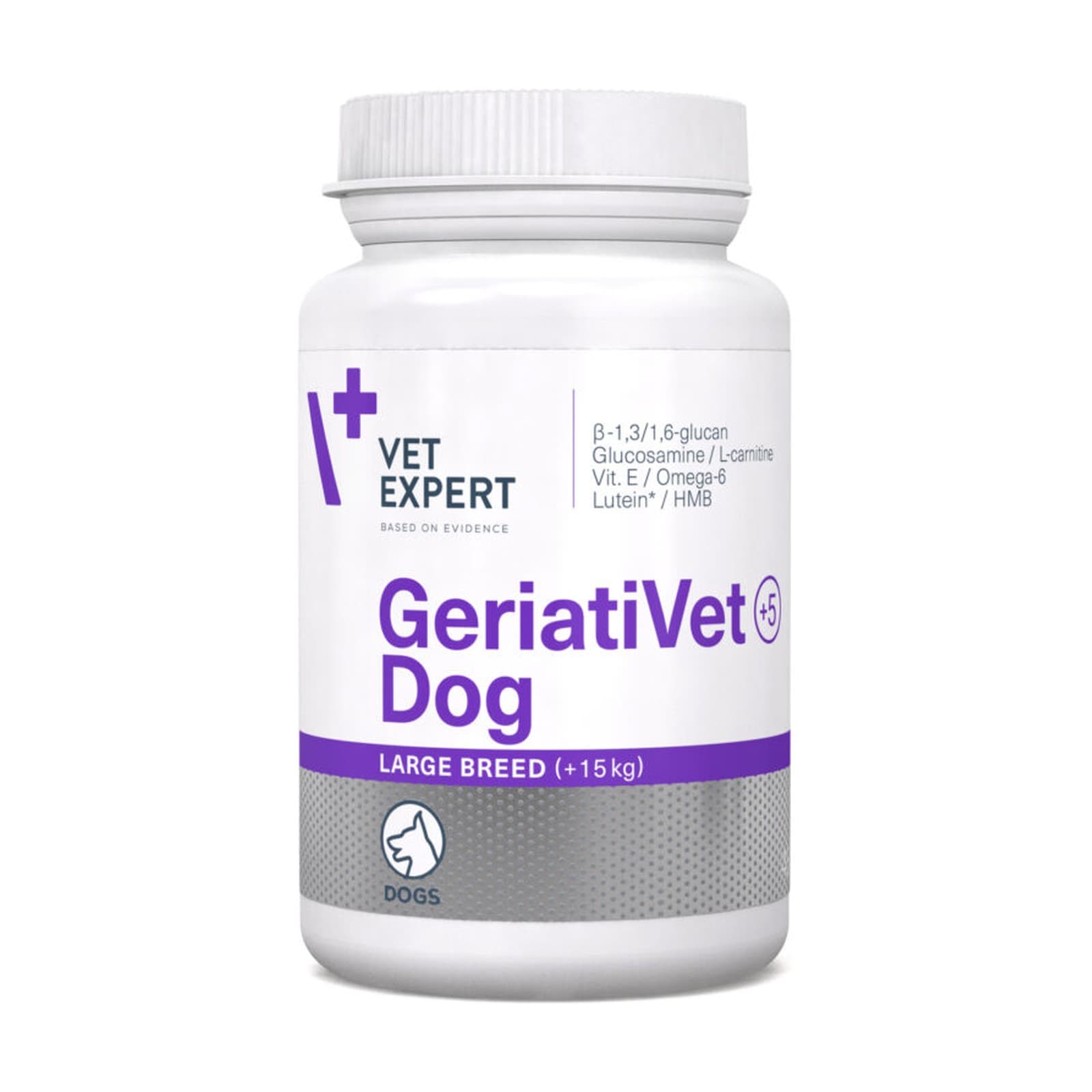 مکمل سگ نژاد بزرگ سالمند وت اکسپرت GeriatiVet Dog Large Breed کپسول 45 عددی