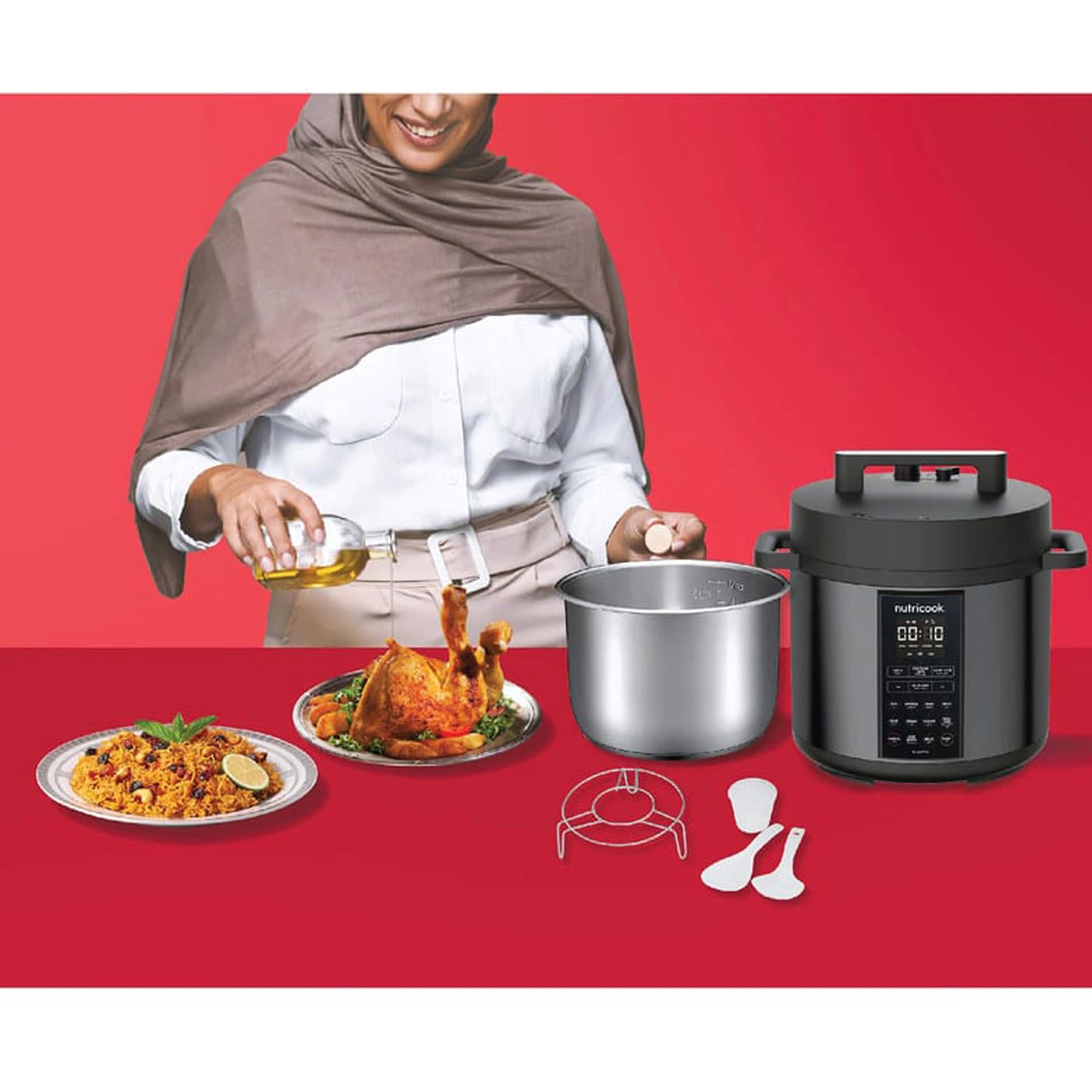 زودپز و مولتی‌کوکر نوتریکوک مدل SP208K — تصویر ۷