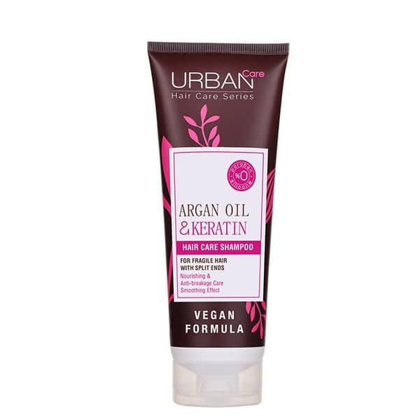 شامپو روغن آرگان و کراتین اربن کر (Urban Care) | حجم 250ml — تصویر ۲