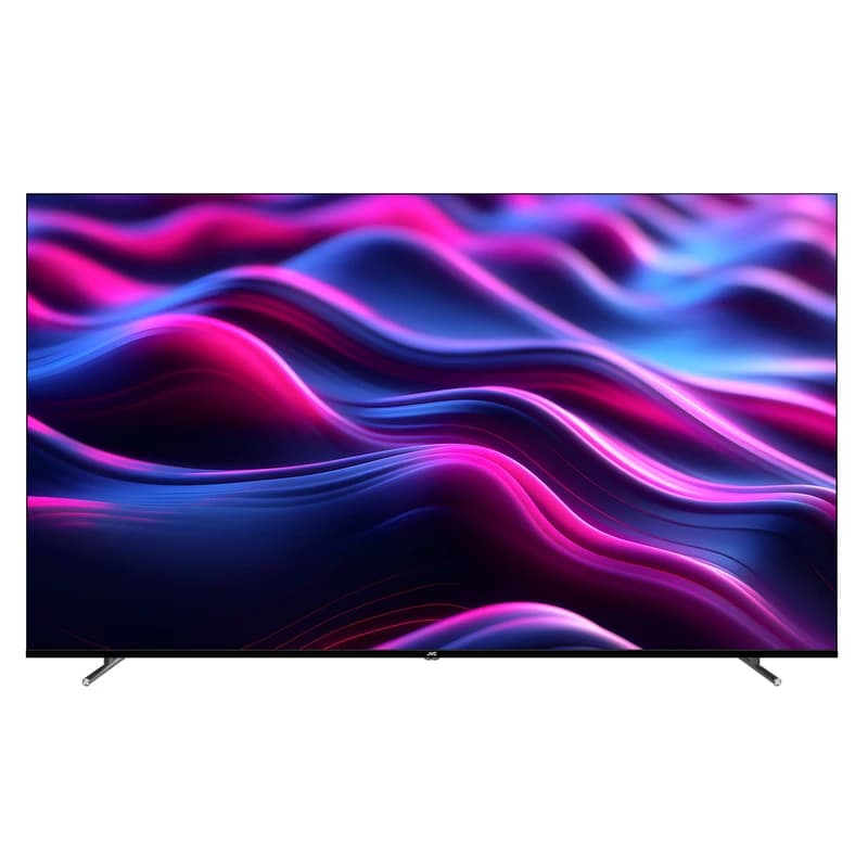 تلویزیون 75 اینچ کیو ال ای دی جی وی سی مدل LT-75NQ7225 با کیفیت تصویر 4K، نرخ تازه‌سازی 144 هرتز، سیستم عامل Google TV، پردازنده چهار هسته‌ای، پشتیبانی HDR10 و دالبی ویژن، سیستم صوتی دالبی اتموس و قاب