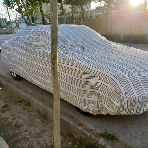 چادر ماشین نخی با ضخامت متوسط (برزنتی و مقاوم به آفتاب) مرسدس بنز S 3 — تصویر ۲