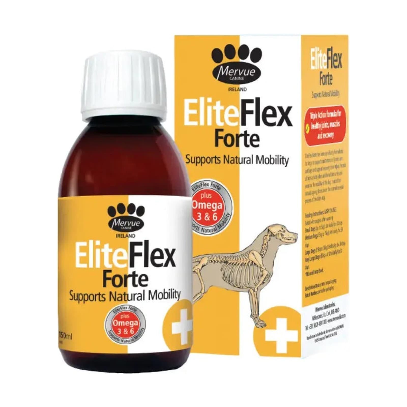 مکمل مفاصل سگ الیت فلکس فورت شربت Mervue Elite Flex Forte مروو