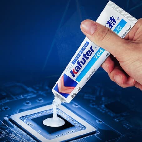 چسب سیلیکون 45 گرمی Kafuter K-704 تاریخ تولید 2025/02/06 — تصویر ۲