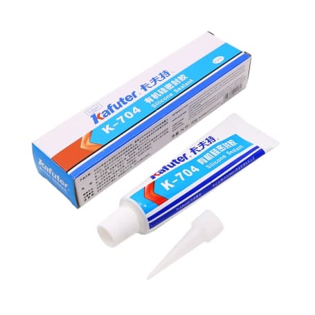 چسب سیلیکون 45 گرمی Kafuter K-704 تاریخ تولید 2025/02/06