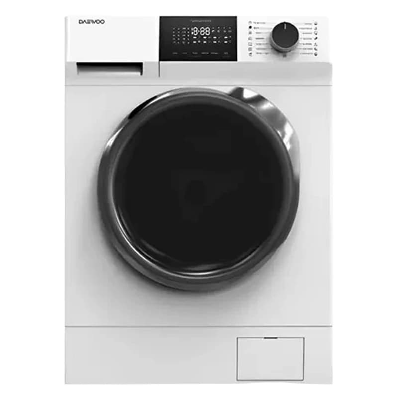 ماشین لباسشویی اتوماتیک دوو مدل LM-811 ظرفیت 8 کیلوگرم با 15 برنامه شست‌وشو، موتور تسمه‌ای 1200 دور