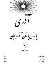 دانلود کتاب آذری یا زبان باستان آذربایجان احمد کسروی