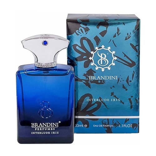 عطر جیبی مردانه اینترلود ایریس Interlude Iris برندینی Brandini | حجم 33 میل — تصویر ۲