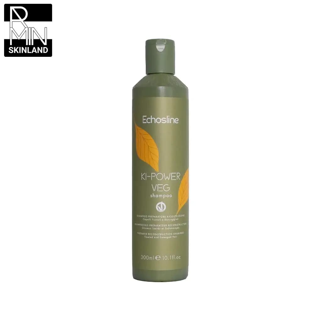 شامپو ترمیم کننده گیاهی اچ اس لاین مدل KI POWER VEG حجم 300ml